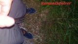 Master Ramon pisses fast on the side of the road, horny snapshot 8