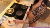 Cum on Food - breakfast egg - German teen fucked in the kitchen snapshot 1