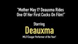 Mother May I? Deauxma Rides One Of Her First Cocks On Film! snapshot 1