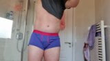 Spanking my balls in punishment snapshot 1