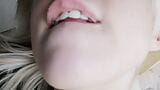 Gentle charming homemade striptease close-up snapshot 5