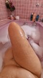 Just me taking a cold bath and playing with my legs snapshot 2