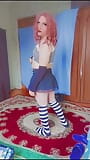 Sultry Sensation: Dive into Crossdresser Kitty's Jaw-Dropping Shorts Compilation snapshot 3