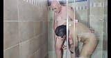 Hot Sexy Shave in Shower with Garabas and Olpr snapshot 11