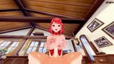 Pyra titty fucks you and sucks your dick from your POV. snapshot 8