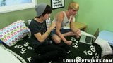 Joven twink kyler moss services le da una polla gruesa a un amigo snapshot 2