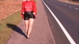RedRoseRus-My big ass in leather shorts snapshot 6