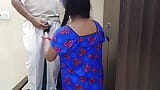 Indian Bhabhi XXX pussy and Ass Fuck with Electrician in clear Hindi Audio snapshot 1