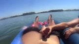 Inner Tube Blowjob On The Lake snapshot 7