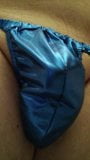 My blue shiny thong snapshot 1