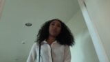 18-letnia czarna nastolatka piękna Annette waliła przed kamerą na przesłuchanie! snapshot 2