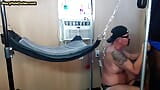 IR DILF fucked in sling by black penis after giving head snapshot 1
