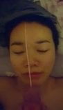 another Asian gf facial snapshot 1