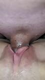 Really wet cum dripping pussy with cumshot and pushing back in snapshot 3