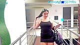 LATINA KITTYDJ IST STEHEND UND MASTURBIERT IN EINEM MOTEL snapshot 16