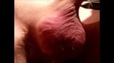 Close up shaved cock with landing strip snapshot 3