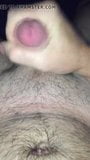 Stroking my cock in bed next to my wife till cum snapshot 6