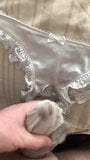 Cum on wifes crotchless panties snapshot 2