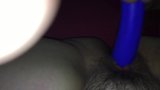 Fucking the wife with the 9 in Silicone Captain cock dildo snapshot 7