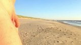 Boy wanks in The dunes of the beach snapshot 2