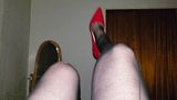 Bedtime Foot Stocking Tease snapshot 2