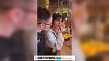 Aaliyah Yasin gets fingered at the busy restaurant snapshot 2