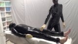 Mrs. Dominatrix and her experiments on a slave. 2 angles snapshot 10