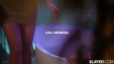 SLAYED Nervous Aria seduces her gorgeous roommate Azul snapshot 3