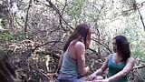 Outdoor Lesbian Sex with some Dildos snapshot 1