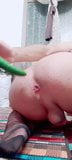 My Tiny Asshole Can't Take the Cucumber! Gaped Asshole Twink snapshot 8