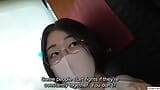 Poindexter pale Japanese wife fulfills husband hotwife fantasy snapshot 1