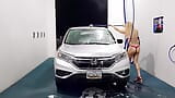 Denver Shoemaker wearing a tiny THONG bikini washing her car like a slut! snapshot 6