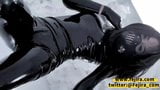 Fejira com, lesbische Latex-Herrin, Domina-Sklavin snapshot 2