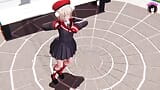 Kotoba - 可爱的青少年跳舞 + 逐渐脱衣服（3D 成人动漫） snapshot 2