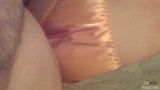 Orange Satin Panty Fuck snapshot 4