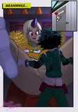 Tall Monster Girl Tionishia Fucks Short Hero Deku snapshot 3