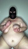 Ssbbw sub пробує новий кляп, шльопає цицьки snapshot 5