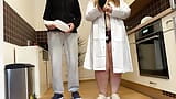 Role-playing of lustful fat sexy mother-in-law into a female doctor snapshot 2