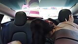 Trio lesbian di dalam kereta, dengan Mary Rider, Sweet Mery dan Lidia snapshot 9