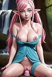 Hentai Elf 3D cartone animato. Video generato con chiacchiere sporche snapshot 17