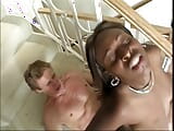 White lifeguard loves licking black pussy and fucking ebony girl from behind snapshot 18