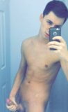 Skinny Twink wanking in the Bathroom snapshot 1