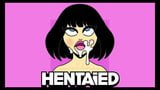 HENTAIED - Amirah Adara&Alya Stark Bukkake Ahegao Treatment snapshot 1