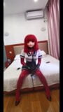 Игра с дыханием в латексе Kigurumi snapshot 8