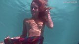 Redhead baby Nikita Vodorezova gets naked fast underwater snapshot 16