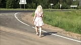 Striptease on road snapshot 6