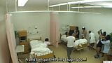 Japanese CMNF naked hospital prank TV show snapshot 15