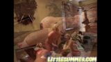 Little Summer - 자연산 젖탱이를 보여주는 누드 게임 snapshot 13