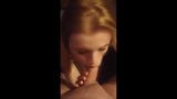 Milf blonde, big eyes, sucking snapshot 3