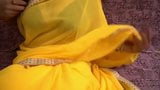 Solo Play with Boobs And Pussy wearing Sari snapshot 12